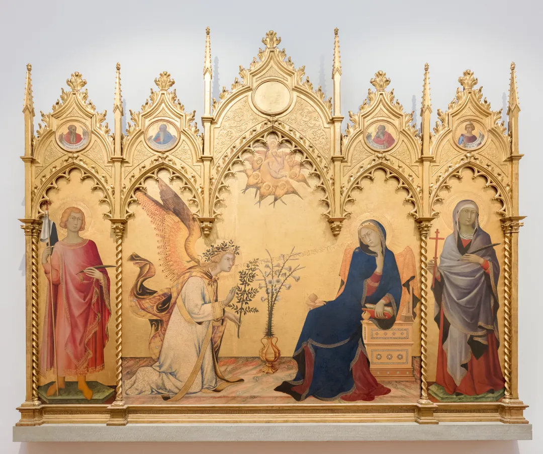 Annunciation with Saint Margaret and Saint Ansanus